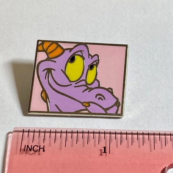 Disney Parks Figment Dragon Trading Pin New 2014 Pink Purple Enamel Smiling - Picture 6 of 7